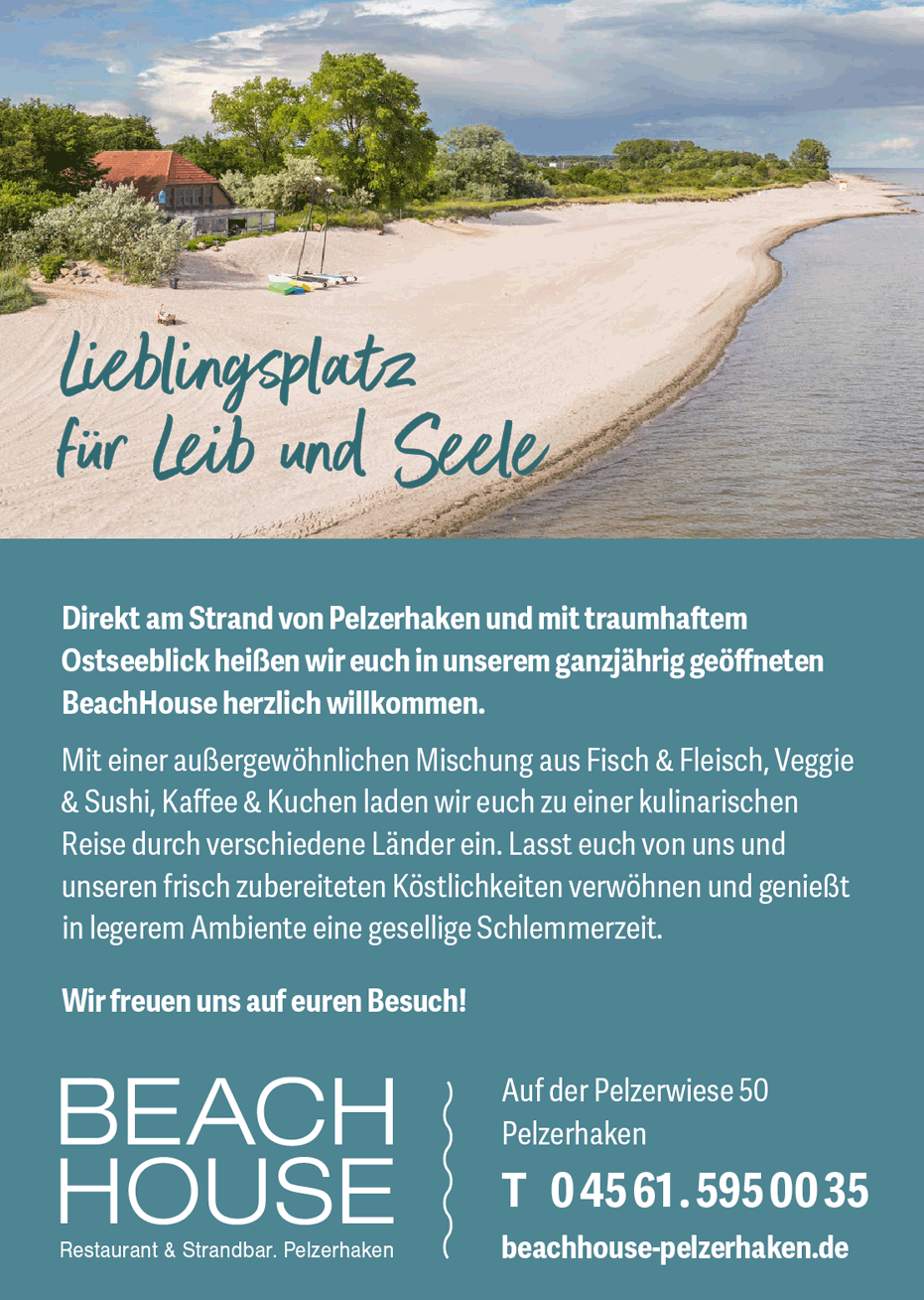 Direkt am Strand mit Ostseeblick